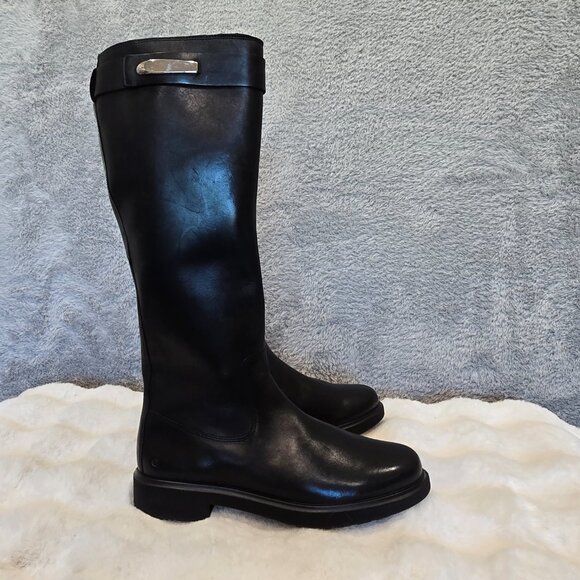 Ecco Metropole Amsterdam High Women's Tall Black Leather Boot Sizes NEW - Picture 4 of 10